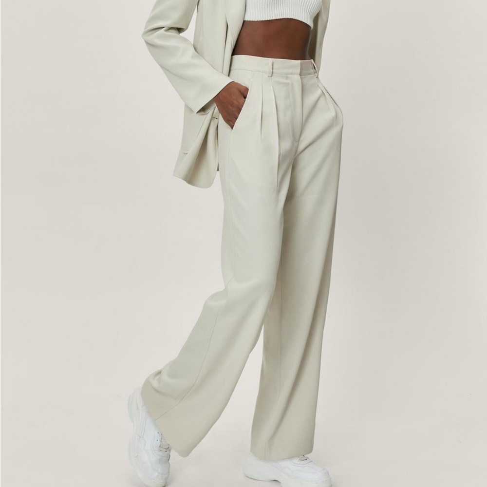 Nasty Gal High Waist Tailored Pant